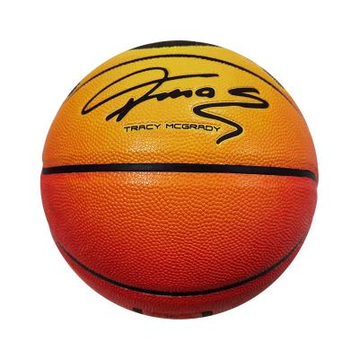 China Fashional Logo Leather Ball Customized Premium Leather Basketball With Nice Price for sale