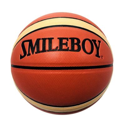 China Wholesales PU Basketball Game Custom Logo Melted Style Leather Indoor Basketball gg7 Ball for sale