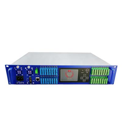 China Fullwell FWAPS-XGS-32xN WDM EDFA Multi Outputs 32port 18db XGPON 1550 Fiber Optic Amplifier for sale