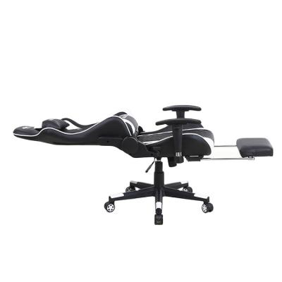 China (Height)Adjustable High Back Swivel Chair Gaming Chair Racing With Foot Rest for sale