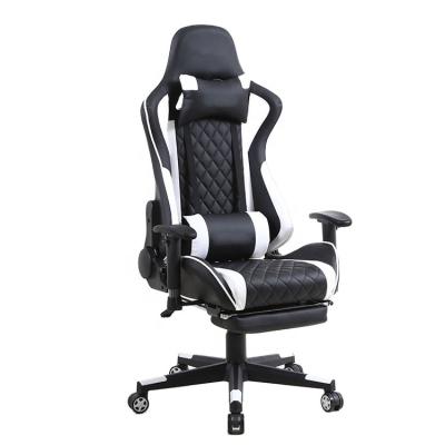 China Cheap Price Custom Logo Gaming Leather Chair (Height) Adjustable Racing Office Chair for sale