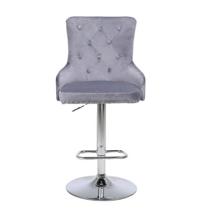 China Modern Modern Swivel With Back Adjustable Modern Furniture Bar Counter Stool for sale