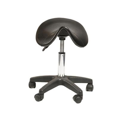 China Modern Adjustable Salon Swivel Swivel Saddle Massage Stool Hydraulic Rolling Chair for sale