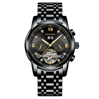 China GMT Luxury Mechanical Watch Stainless Steel Wristwatch Chronograph 2021 Mens Reloj Sapphire Glass Men Watches Top Hombre for sale