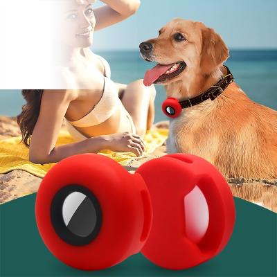 China Shockproof 2022 Double color Design Suitable for pet collars tracker case for Airtag for sale