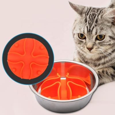 China Stocked Hot selling Pet Supplies Slow Food Smell Training Slow Feeder Silicone Sniffing Mat lick mat for pets for sale