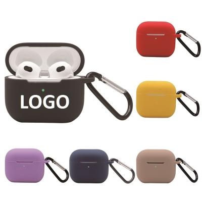 China For airpods LOGO Packing Custom Silicone Protective Case for Airpods 3 for sale