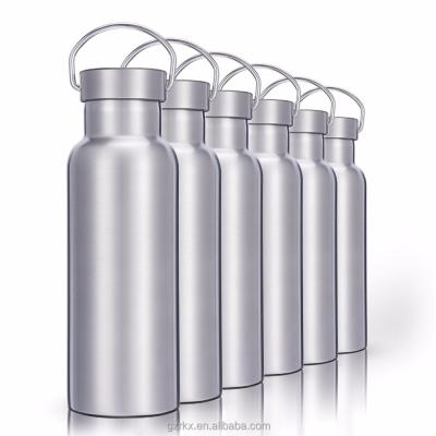 China Sustainable Stainless Steel Sports Water Bottle With Leak Proof Lids, Vacuum Double Walled Metal Drinking Flask for sale