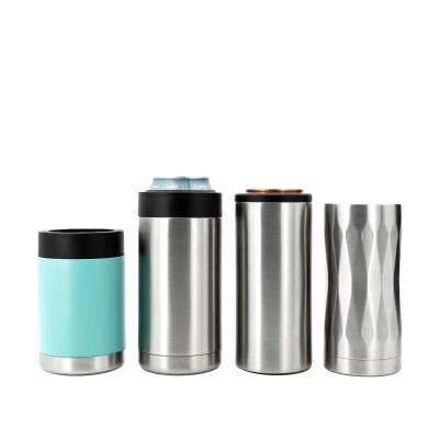 China RTS Stainless Steel Box Lean Viable Insulator, Stainless Steel Beer Bottle Holder, Double Wall Insulated Stainless Steel Box Cooler for sale