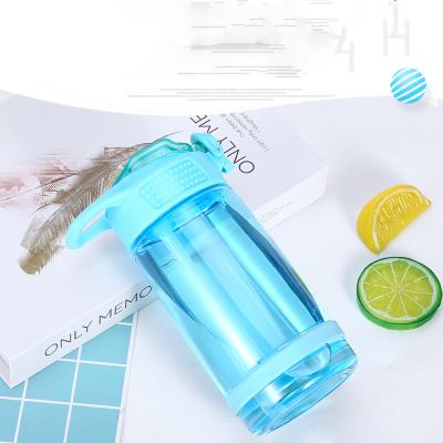 China 500ml Viable Baby Water Bottles Cup Kids Learn Drinking Straw Juice Feeding Infant BPA Free Bottle For Children for sale