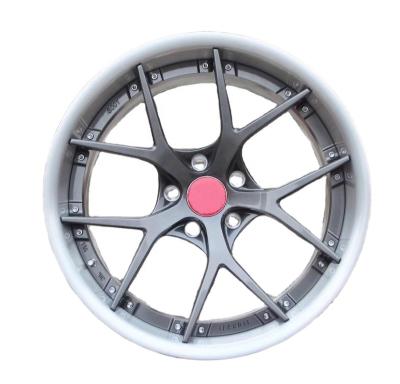 China 2 Pcs Forged Car Wheel 2 Piece Design 5x112 20 Inch Rims 5x114.3 5x120 18 19inch 21inch For BBS Style Deep Plate Forged Alloy Passenger Car Wheel Rims for sale