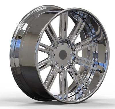 China VIP Sports 21 22 23inch 6061Aviation Alloy Custom Forged Off Road Wheels Rims 8x165.1 6x139.7 For Hummer H2 Deep Plate Touring Car Wheels for sale