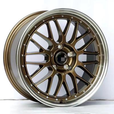 China Luxury racing 2022 NEW 19 17 rims 5x114.3 5x112 5x120 8J et35 5hole 18 inch 2 piece mesh style alloy cheap passenger car wheel casting rims for sale