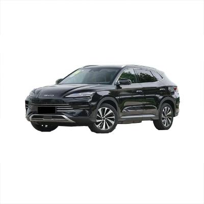 China Black Color Leather SUV 2023 BYD Plug-in Hybrid Song PLUS Champion DM-I Edition 110KM Flagship Type for sale