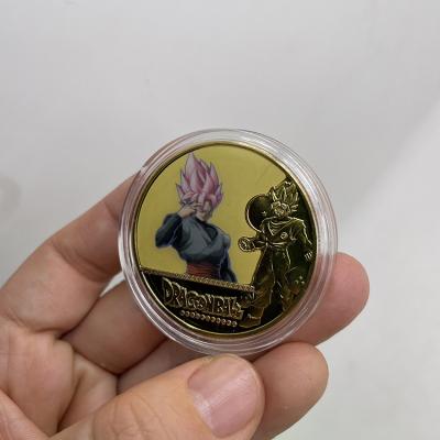 China Current Anime Ready Dragon Ball Fake Metal Coins from Japan Japan for Fans Collection for sale