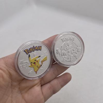 China Custom Monster Cartoon Japan Pocket Anime Logo Metal Crafts Japan Cute Collectible Coins for sale