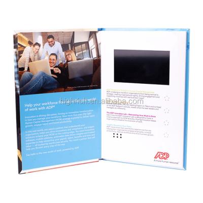 China China Highrich OEM 2022 19 Years Factory Fast Shipping Custom Video Greeting Cards Video Brochure For Christmas For Gift for sale