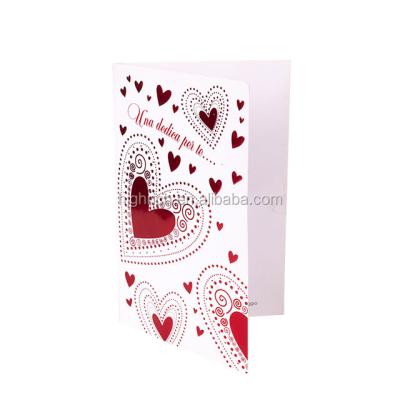 China OEM Europe Highrich 19years Factory Heart Shape Happy Birthday Song Music Custom Handmade Recordable 2022 Greeting Card For Holiday for sale