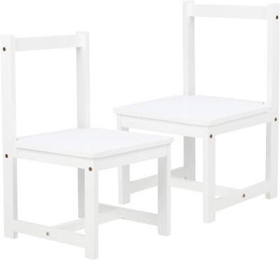 China PANEL Kids Chair Set For Play Eating 2 Piece Set Armless Chair for sale