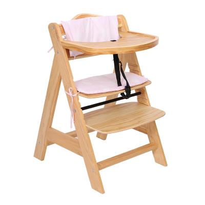 China Solid Wood Wooden Umpire Chair For Babies Feeding Chair Baby Home Dining Umpire Chair For Restaurant for sale