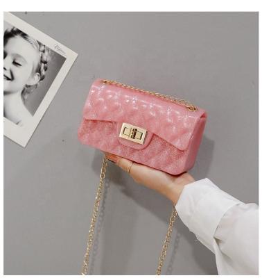 China Newest Cute Sling Bag Candy Color Non-Toxic Silicon Sling Bag For Girls for sale