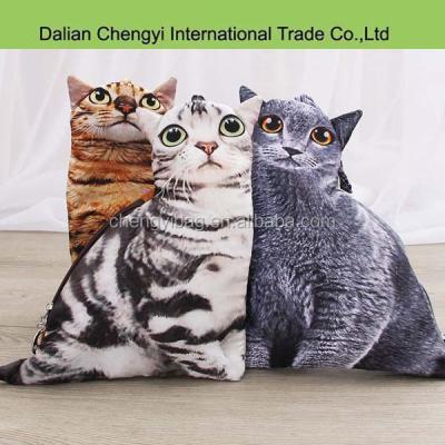 China Promotional Cool Printing Cat Shaped 3D TOTE BAG Handbag for sale