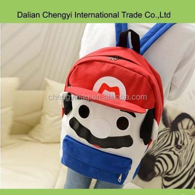 China Super Mario School Bag Lowest Price Super Student Lowest Student Mario School Bag Price for sale