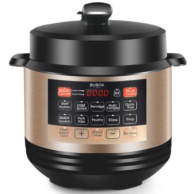 China 6-Quart Hotel Stainless Steel Multi-Use Pressure Cooker Slow Cooker for sale