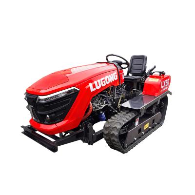 China Agricultural Machinery And Ariculture Equipment 50hp Garden Mini Crawler Power Rotary Tiller for sale