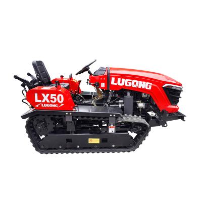 China Ariculture Lugong Mini Farm Tools Cultivator Rotary Tiller Agricultural Crawler Tractor for sale