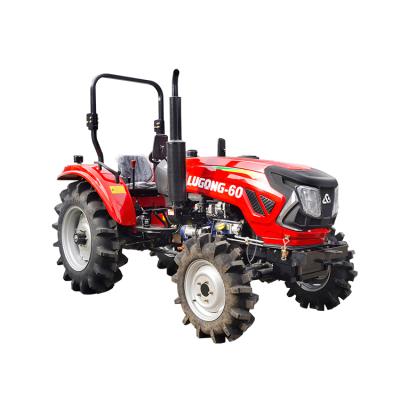 China Hotels Mini Farm Tractors 45hp / 60hp 4wd Tractors With LUGONG Cabin for sale