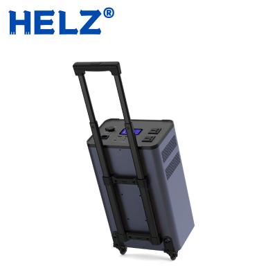 China HELZ Factory Wireless Charging Portable 3kw Rechargeable Power Station With Solar Panels for sale