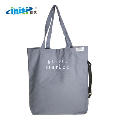 China Durable Cotton Tote Bags Canvas Material Shopping Bag Logo for sale