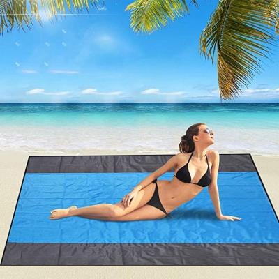 China Travel Extra Large Waterproof Picnic Lightweight Quick Heat Resistant Outdoor Sand Free Drying Beach Mat For Travel Camping for sale