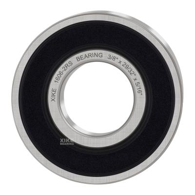 China Performance stable and cost effective dual seal 1606 deep groove 2RS rubber ball bearings 3/8x29/32x5/16 inch. for sale