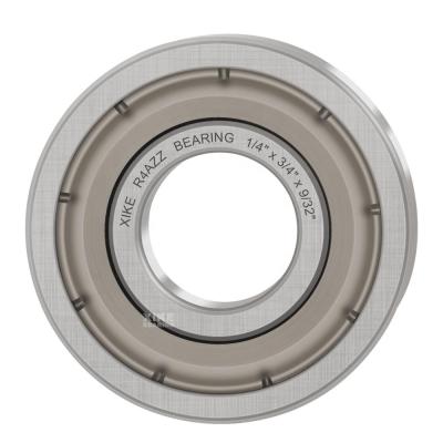 China Performance Stable And Cost Effective Double Metal Seal R4AZZ 6.35x19.05x7.15 Mm Deep Groove Ball Bearing for sale