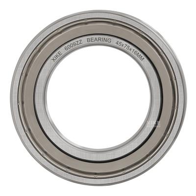 China Performance Stable And Cost Effective Size 45x75x16mm Seal 6009ZZ Metal Double Ball Bearing Deep Groove for sale