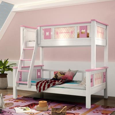 China Modern Children's Bedroom Furniture Combined Storage Bed Children's Wooden Crib Furniture Home Wooden Children's Bedroom Furniture For Kids for sale