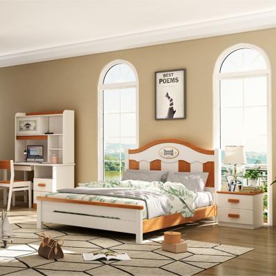 China Home Furniture Customized High Quality Kids Bed Wooden Children Kids Bedroom Bed Set Wooden Kids Furniture for sale