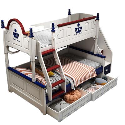 China Modern Factory Production Lower Price Children Kids Bed Modern Solid Bunk Bed for sale