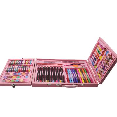 China New Eco-Friendly 118-Piece Luxury and Funny Art Set in Wooden Box for Kids and Adults for sale