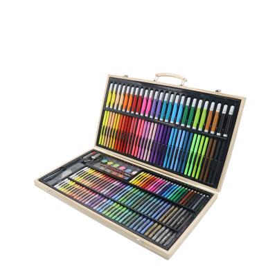 China Drawing & Deluxe and Professional 199-Piece Painting Art Set in Wooden Box for Kids and Adult for sale