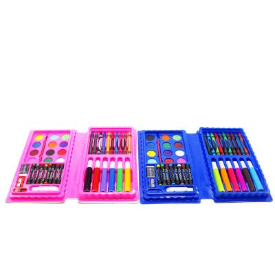 China Cheap Environmental Promotional 42 Piece Complete Set In Plastic Case Gift Set For Kids for sale