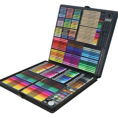 China Drawing & 288-Piece Professional Painting Drawing Art Set in Black Plastic Box for Kids for sale