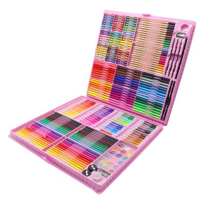 China Drawing& 288-Piece Hot Selling Professional Art Supplies Paint for Drawing, Painting in Plastic Case Makes a Great Gift for Kids and Adults for sale