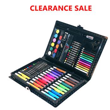 China Drawing& Sales Promotion 86-Piece Whole Painting Drawing Art Set in Plastic Case for Kids for sale