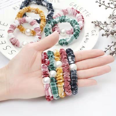 China Main accessories of small of the source polyester products of the small intestine rope hair rope ladies elastic band korean wholesale hair ring for sale