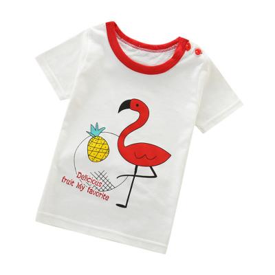 China New Children's T-shirt 2021 Children's Boys And Girls Summer Breathable Short Sleeve Clothing Half-sleeved Basing Shirt Tops for sale