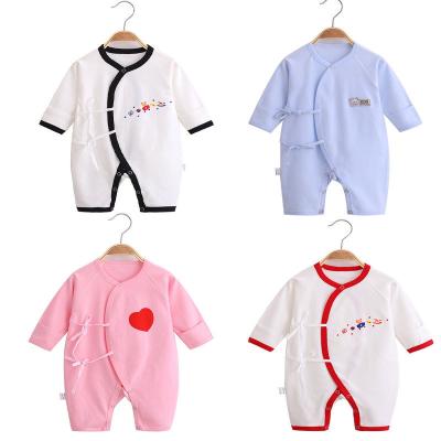 China Longsleeve Long Sleeve Kids Jumpsuit Newborn Boy Girl Clothes Unisex Infant Onesie Costume Baby Romper Casual Quantity Cotton for sale