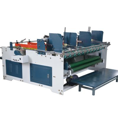 China Chemical Semi-automatic Corrugated Cardboard Fin Gluing Machine Gluing Machine for sale